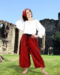 Cathalina Striped Pants